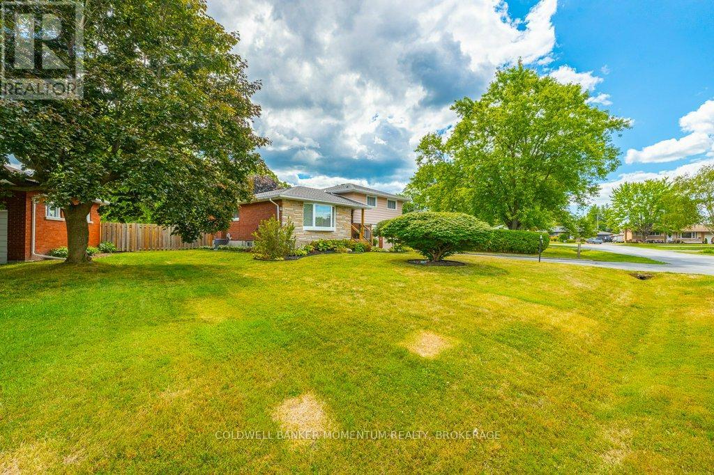 Large front yard offers quieter home