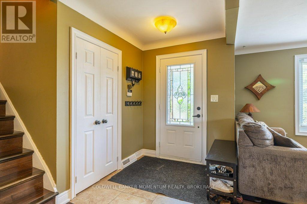 Front entry into the home