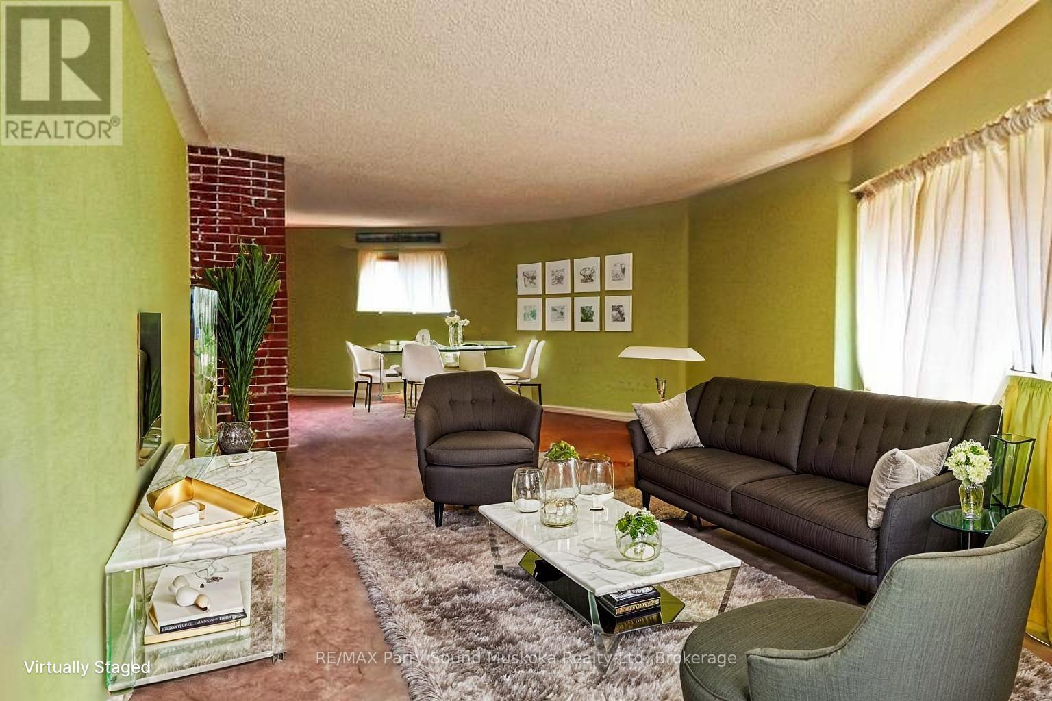 Unit 2 living, staged