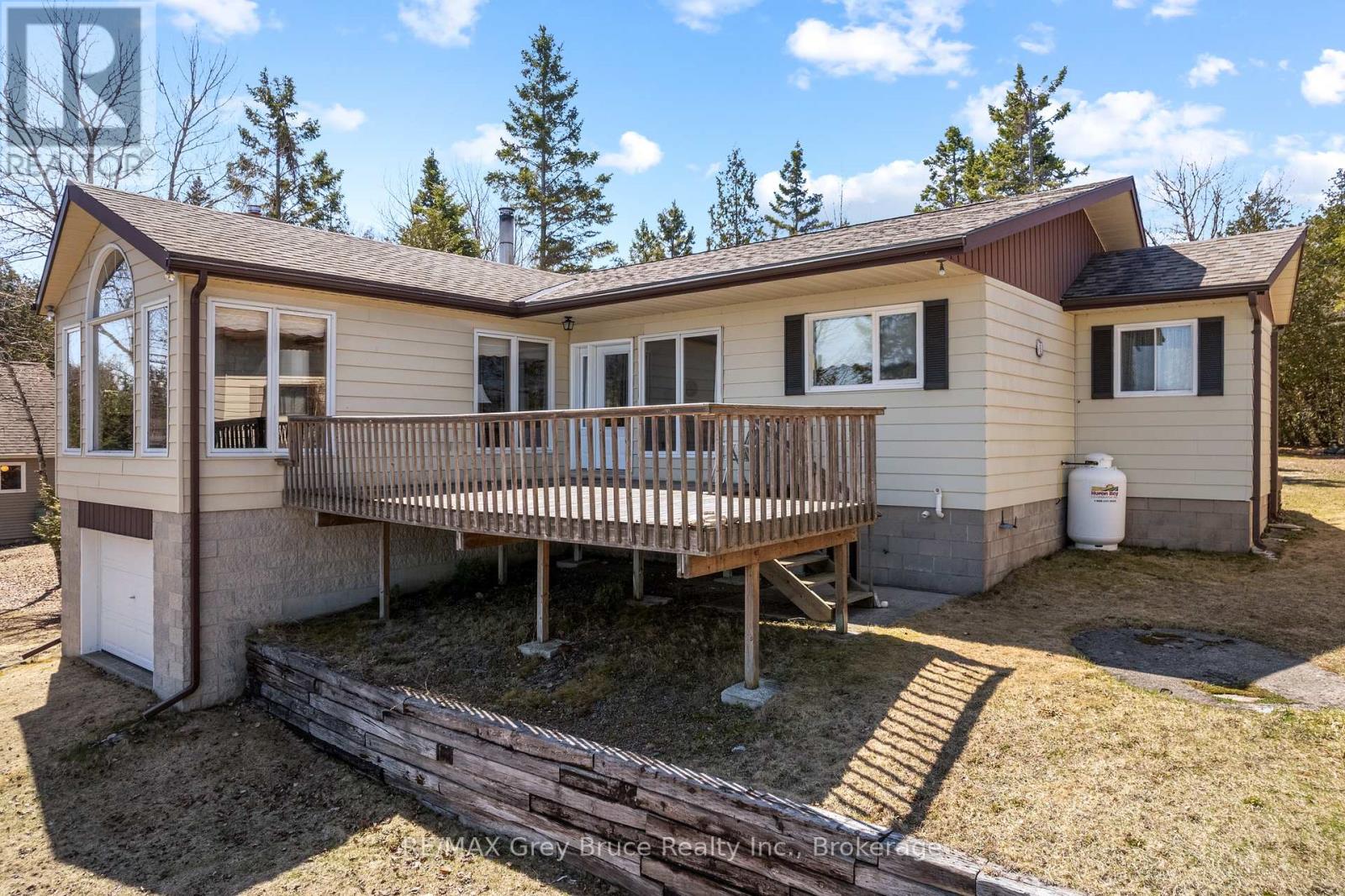 Spacious water-side deck