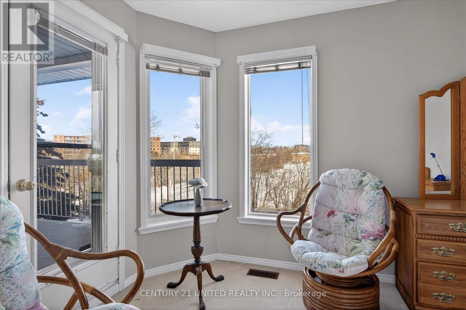 large primary- walkout to large balcony