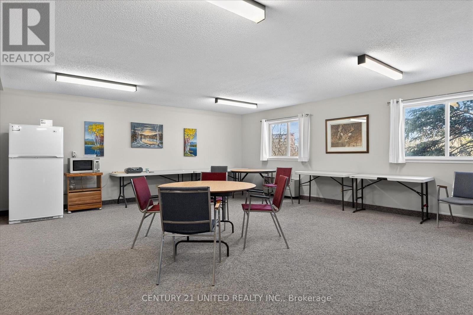 main floor common/activity room w/kitchenette