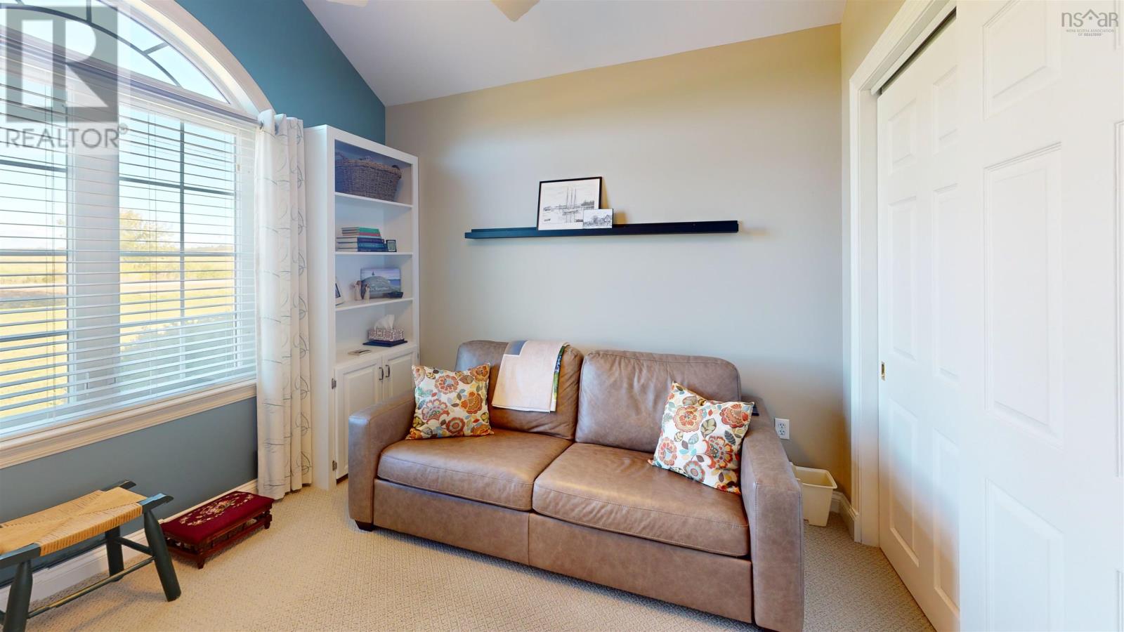 Bedroom currently used as a den
