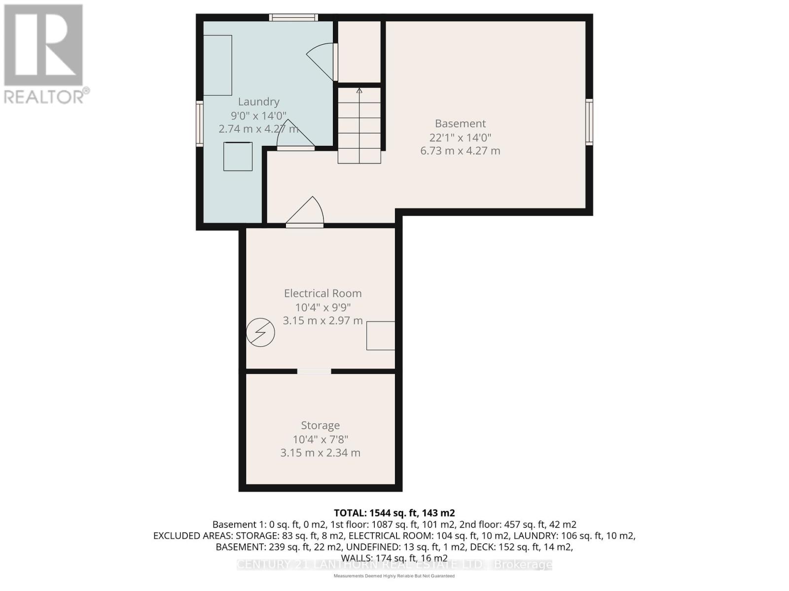 lower level floor plan