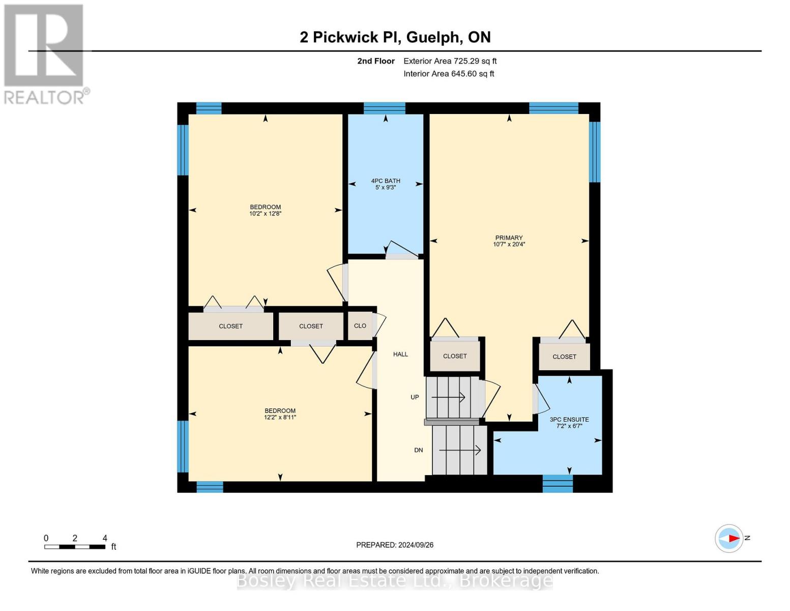 2nd/3rd Level Floor Plan