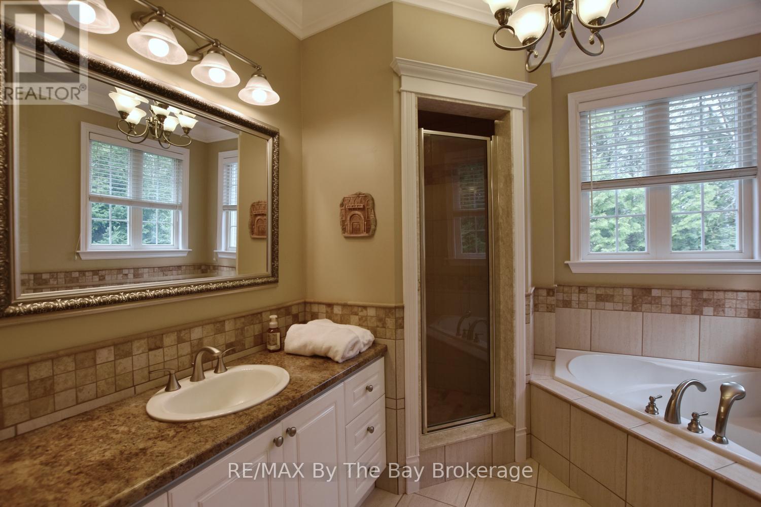 Walk-In Shower and Large Vanity