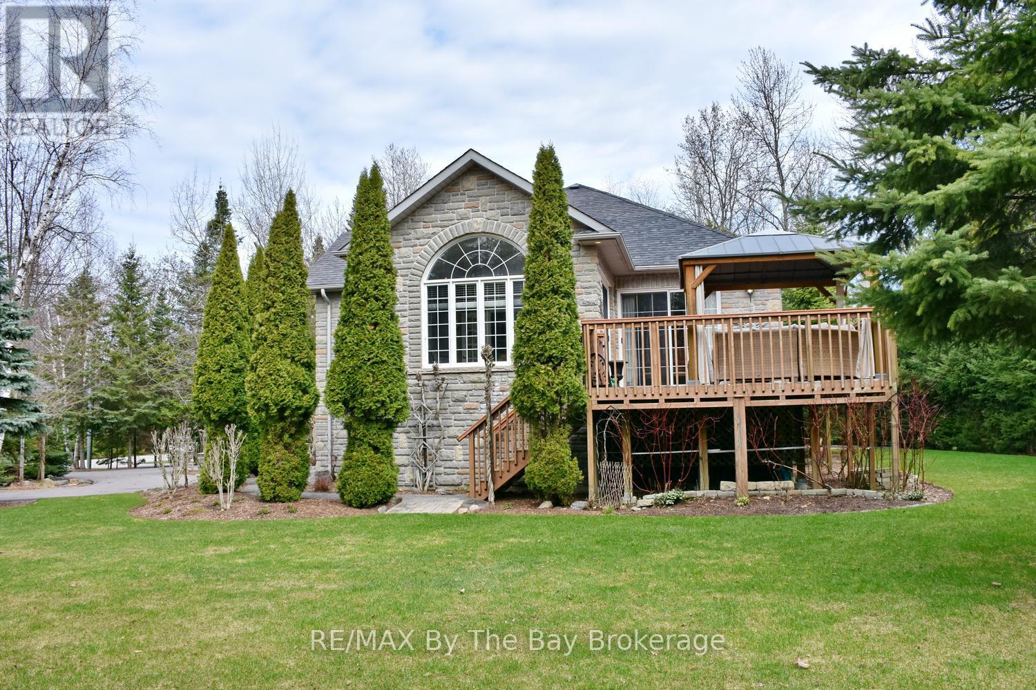 Private Deck Over Looking Treed Yard
