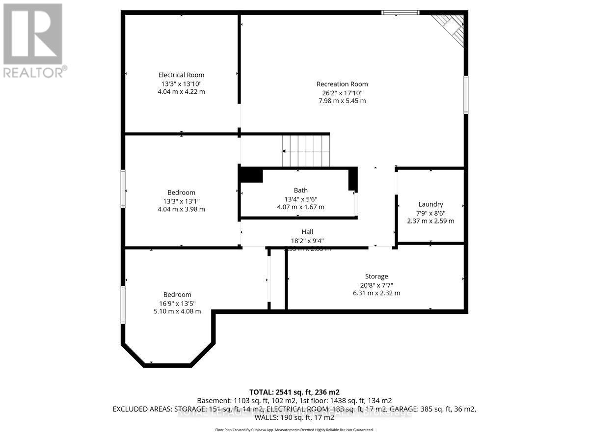 Lower Level Floor Plan