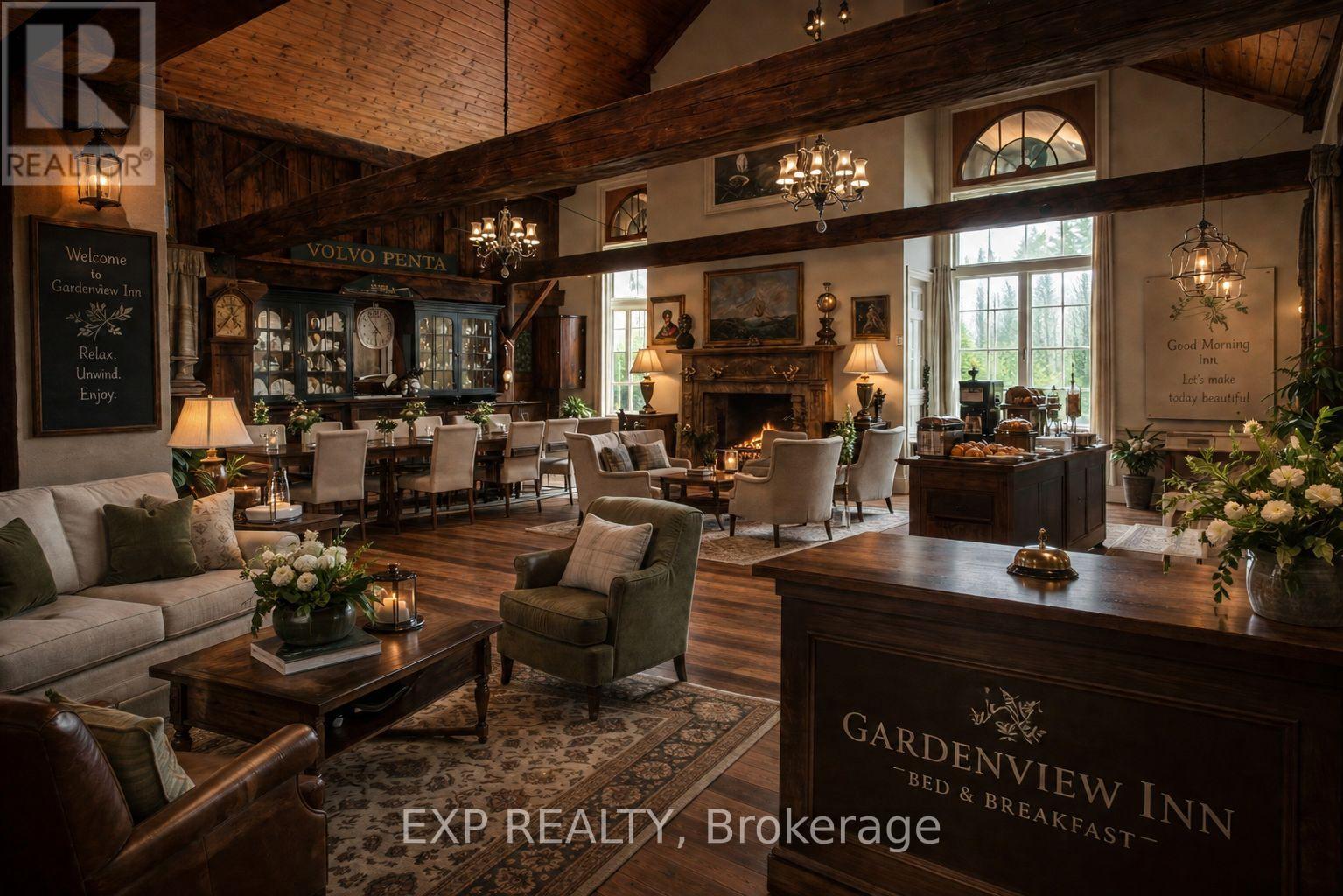 concept for Bed and Breakfast Lobby/breakfast area