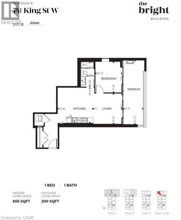 741 W KING Street W Unit# 1303, Kitchener, Ontario, N2G0E9 — Photo 5