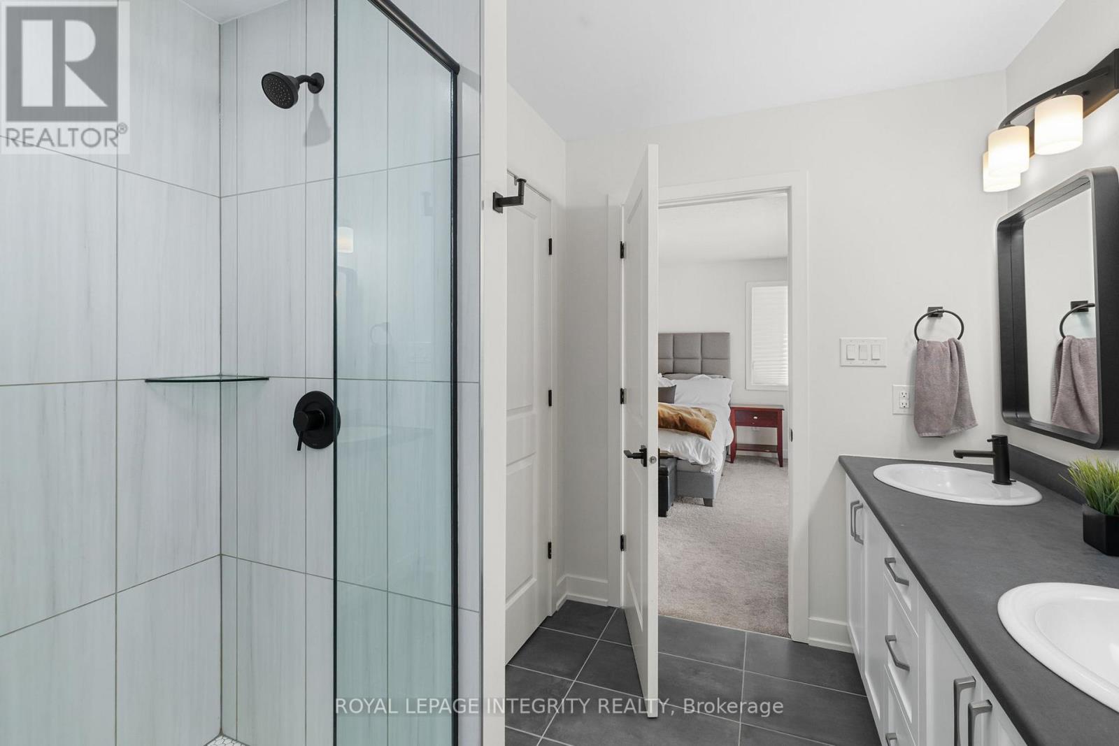 Primary Ensuite with Walk-in Shower & Linen Closet