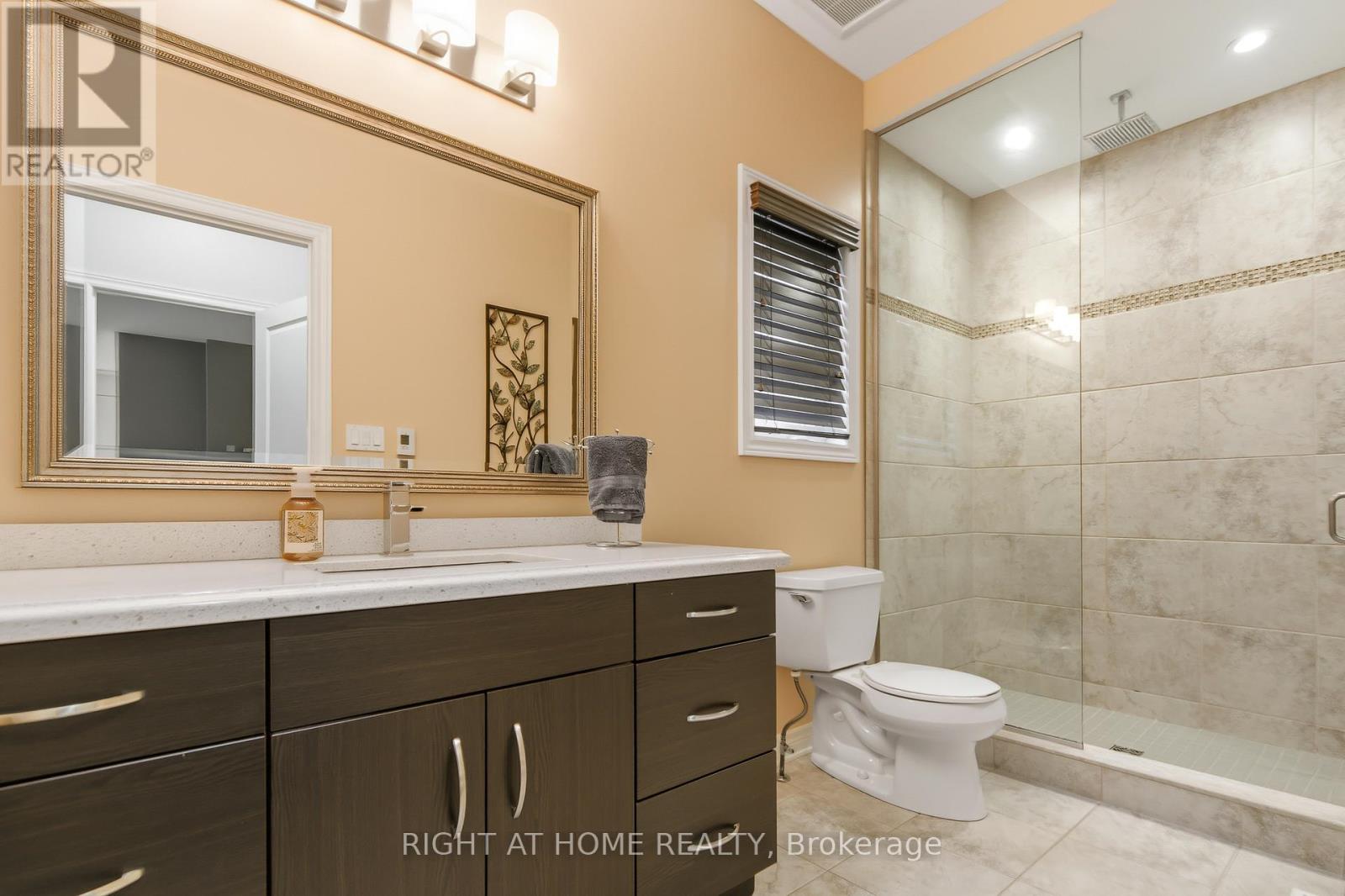 Ensuite with spacious glass shower