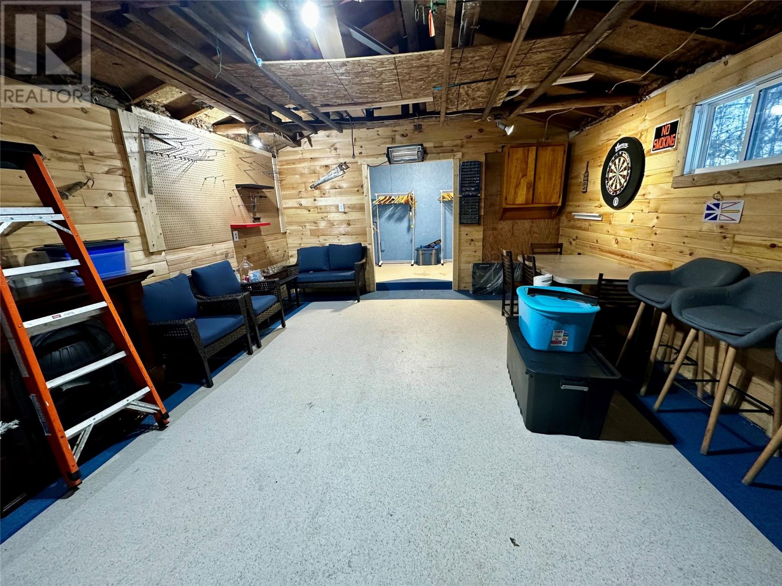 Shed interior