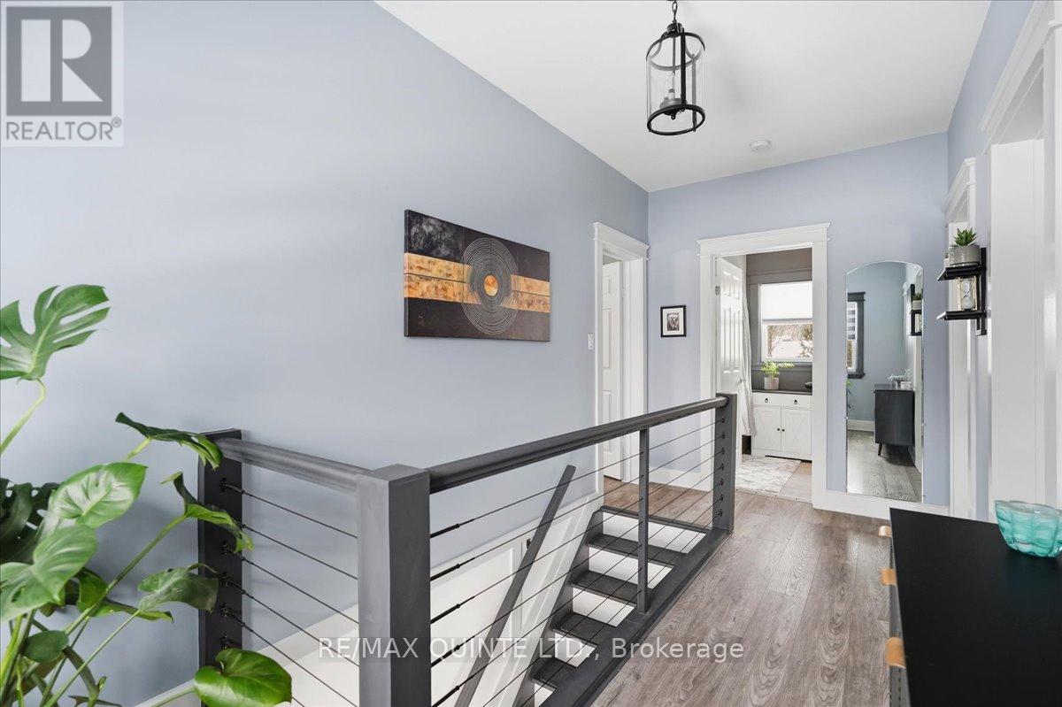 Updated stairs and railing