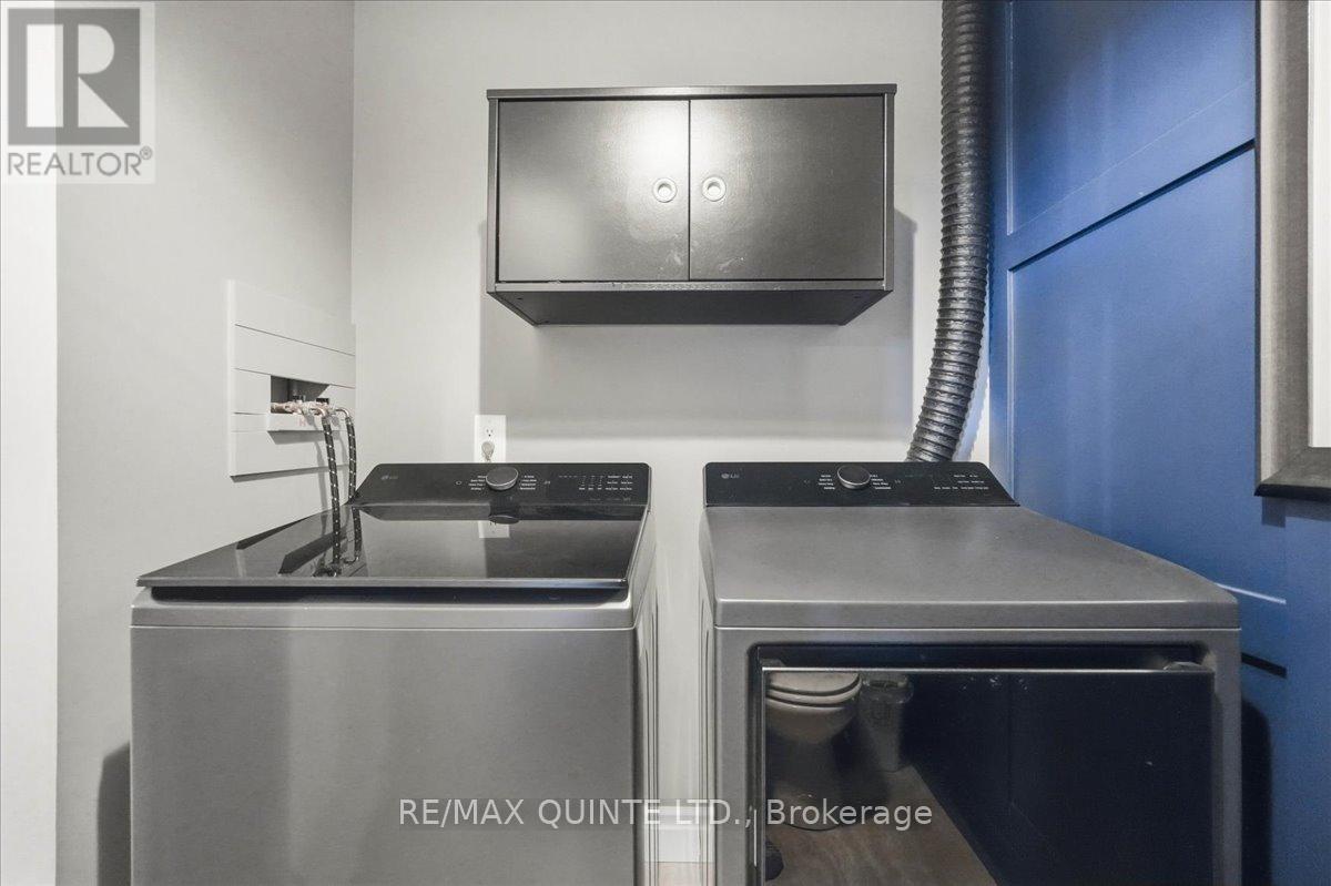 Laundry in lower level bath