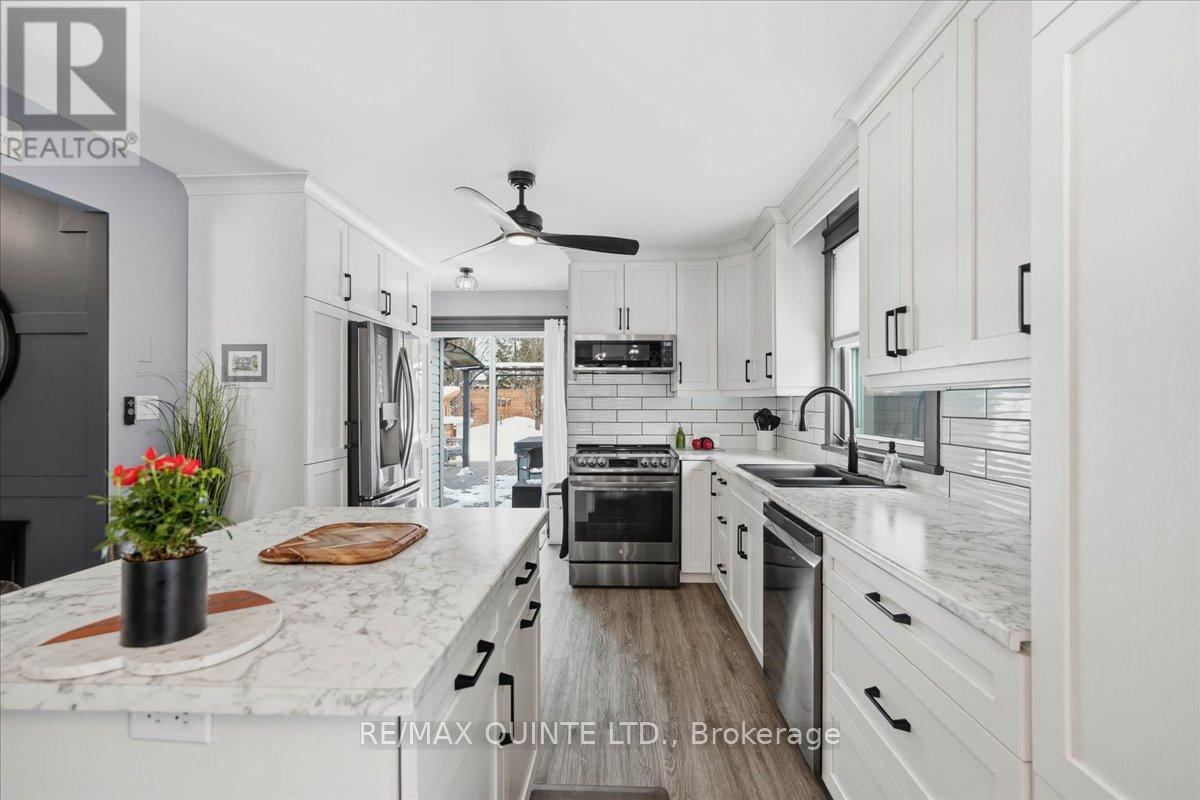 Large kitchen with island