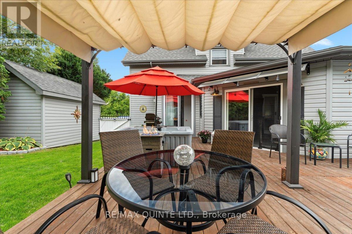 Covered area on back deck