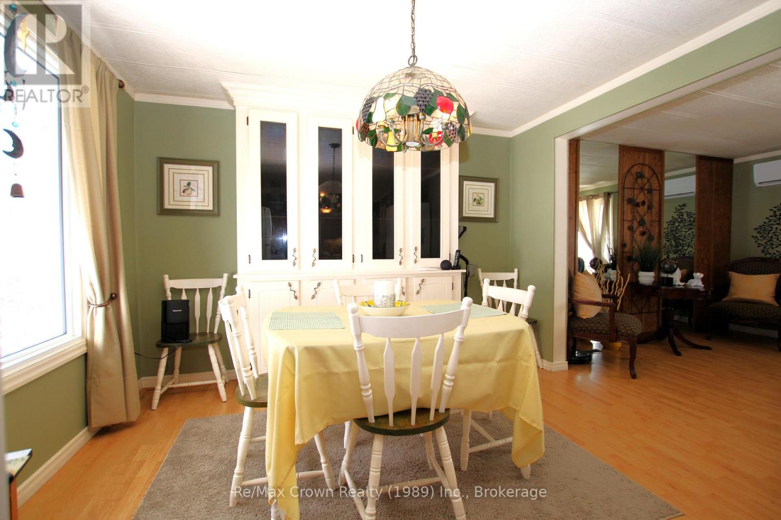 Dining with built in cabinetry