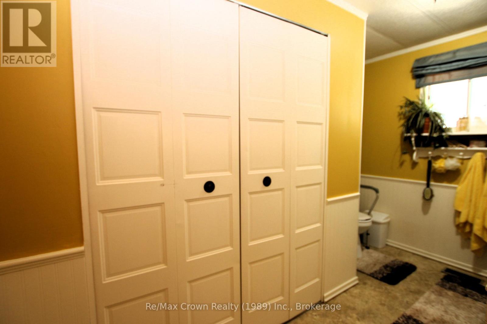 hidden laundry in main bath