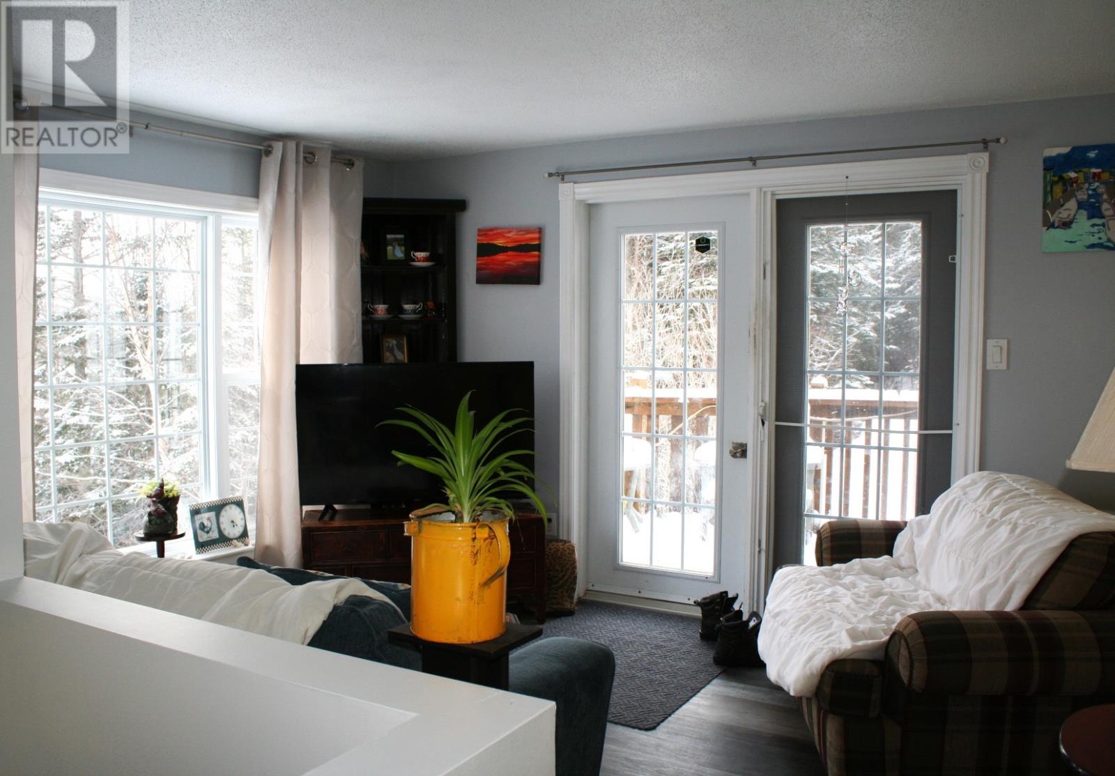 Well lit living room