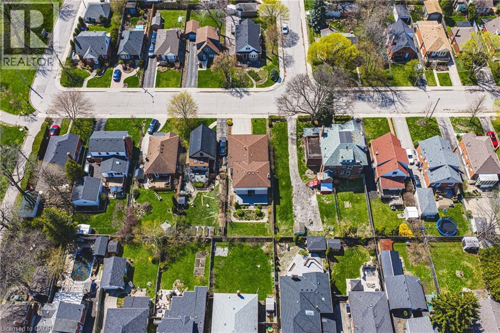 Residential neighborhood with established homes and mature trees