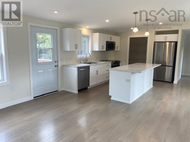 Living room to kitchen