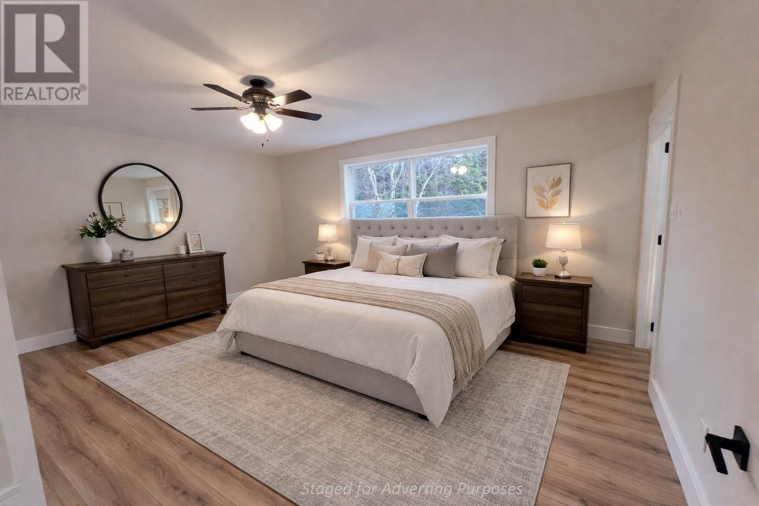 Staged Master Bedroom