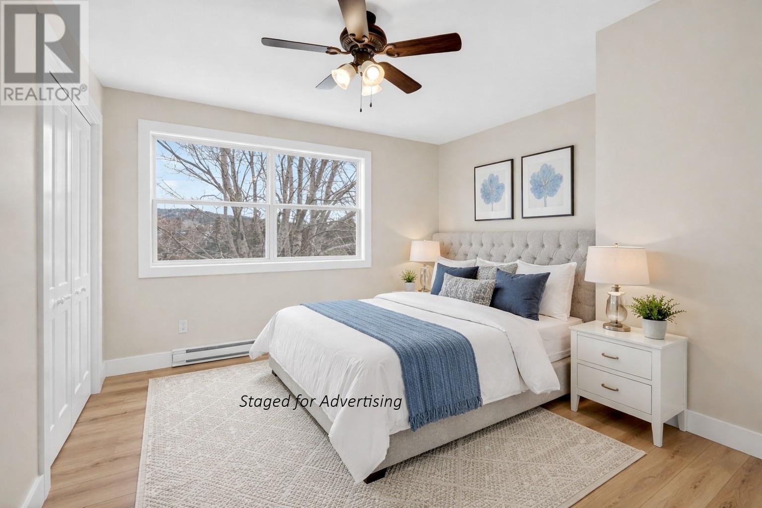Staged 3rd Bedroom