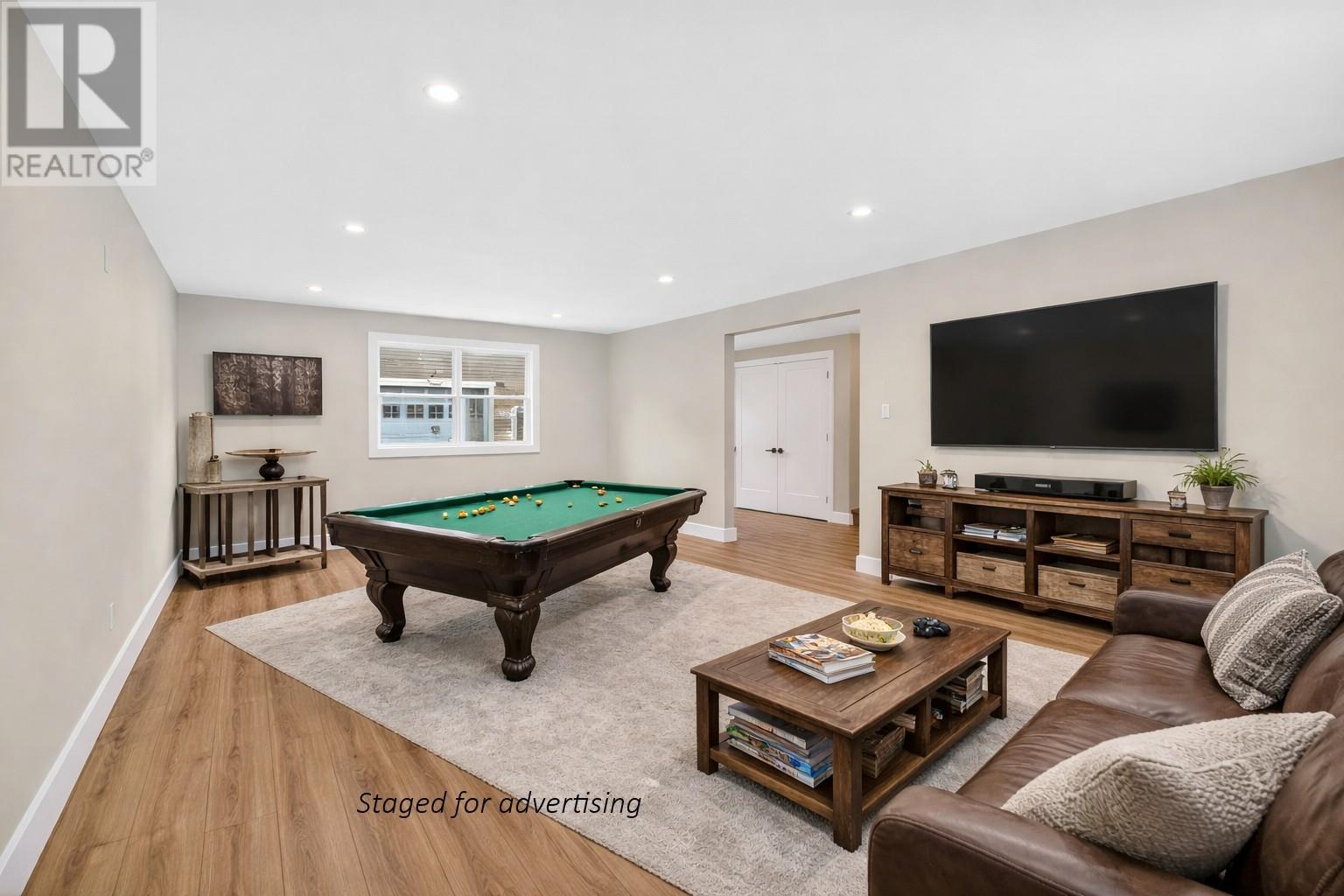 Staged Main Floor Family Room
