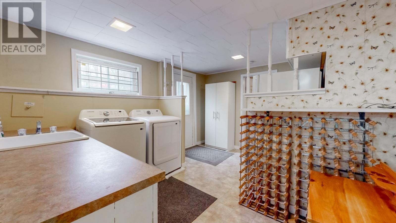 Laundry room basement