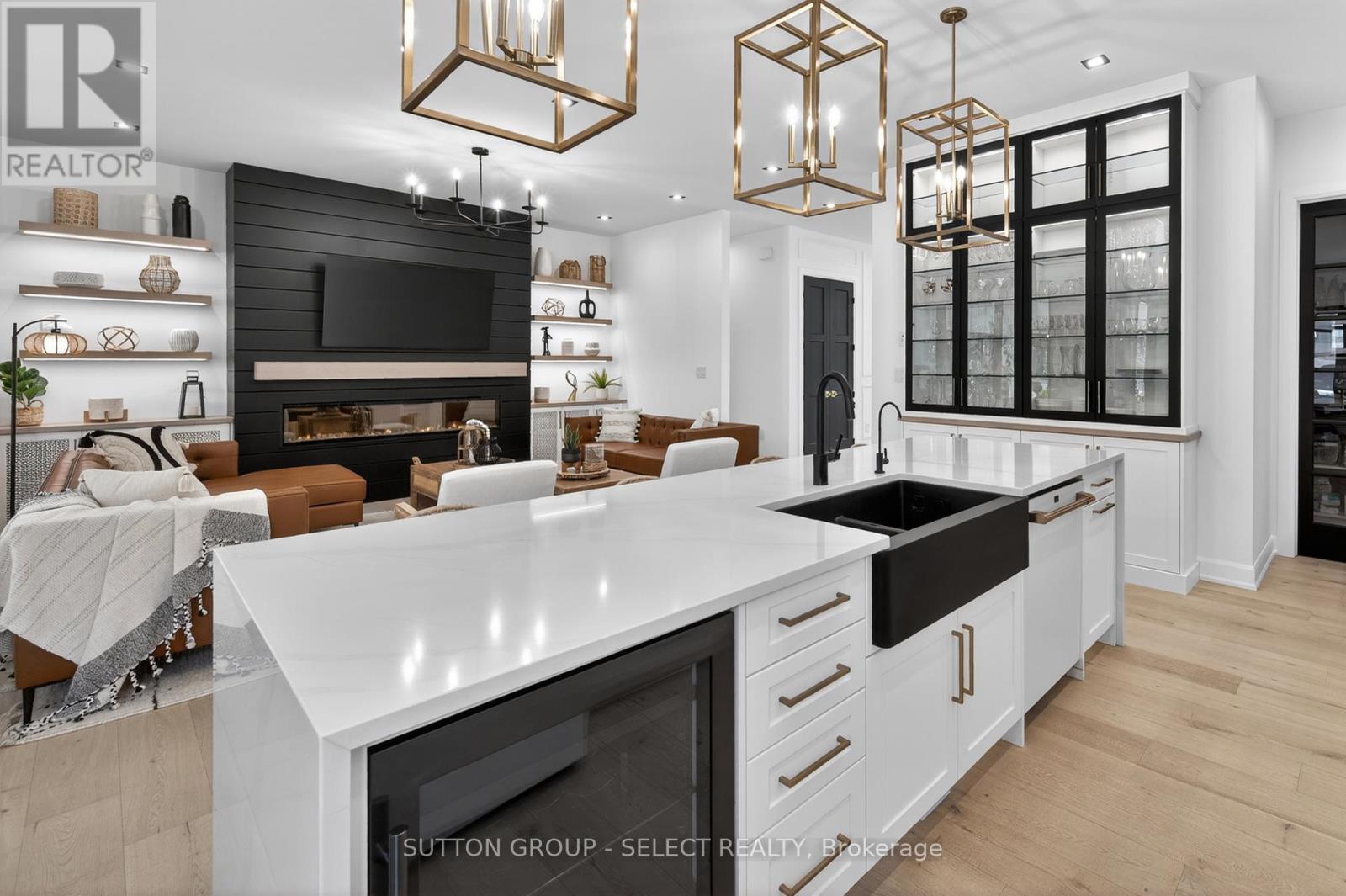 Custom kitchen with custom millwork