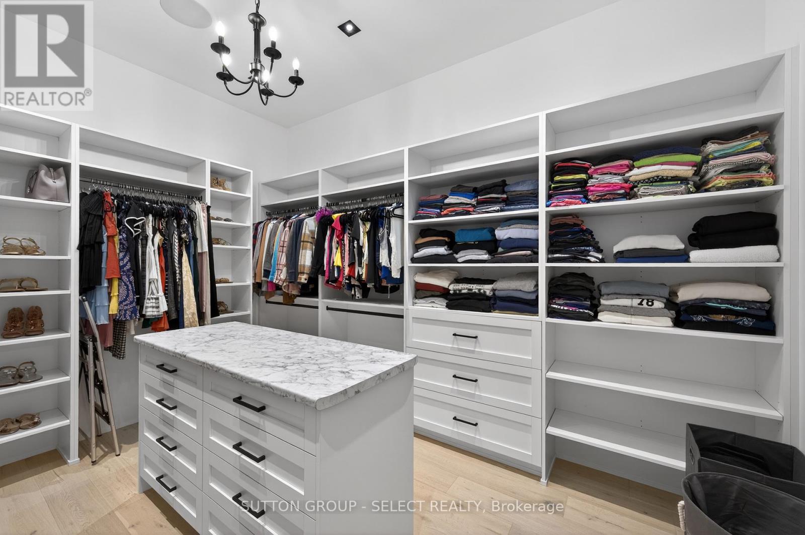 Primary closet
