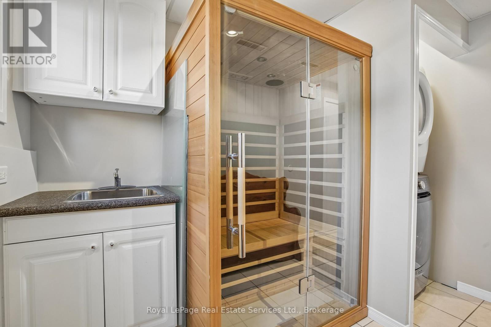 electrical for stove behind sauna for kitchenette