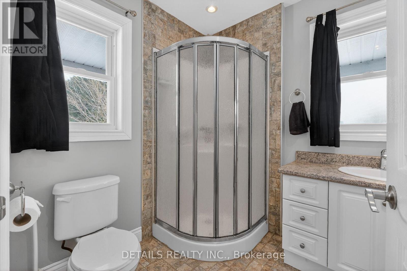 Main floor 3 piece bathroom