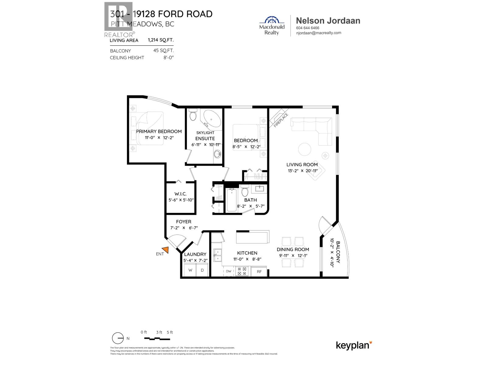 301 19128 FORD ROAD, Pitt Meadows