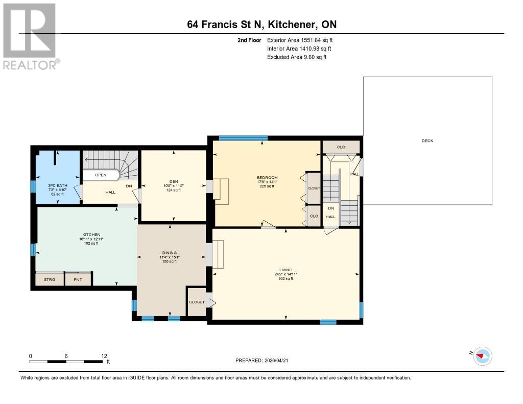 Upper Level Residential Floorplan