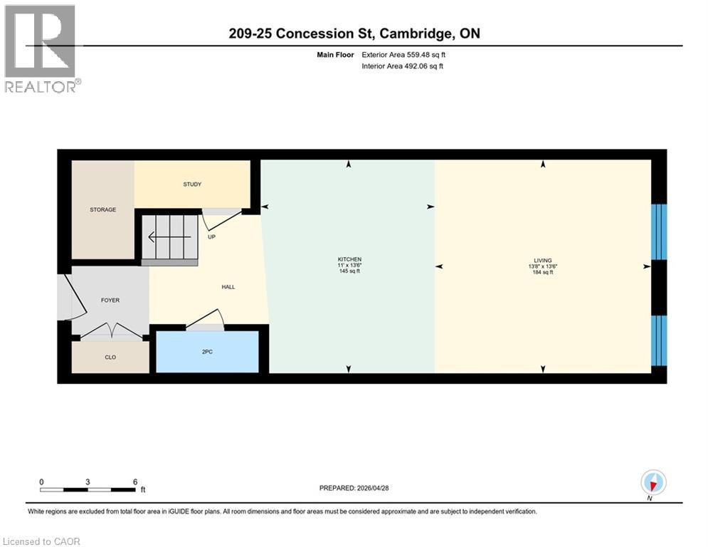 25 CONCESSION Street Unit# 209, Cambridge, Ontario, N1R2G6 — Photo 27