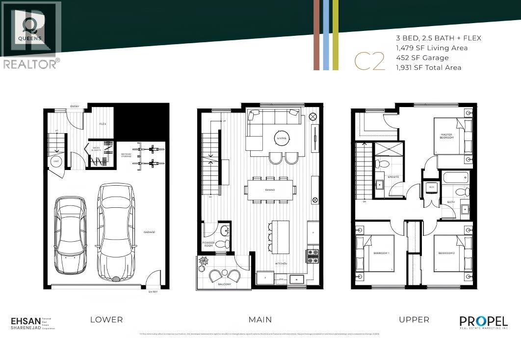 3 1005 EWEN AVENUE, New Westminster