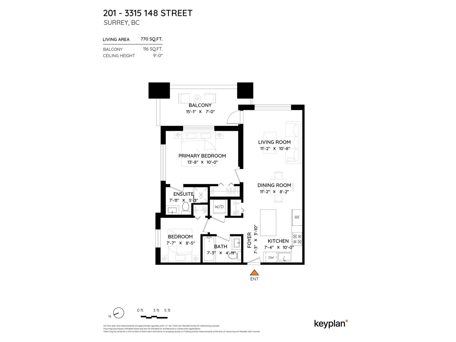 2 Bed, 2 Bath Apartment for Sale in Surrey – 201 3315 148 STREET, Surrey – MLS# R3115566 - Image 16