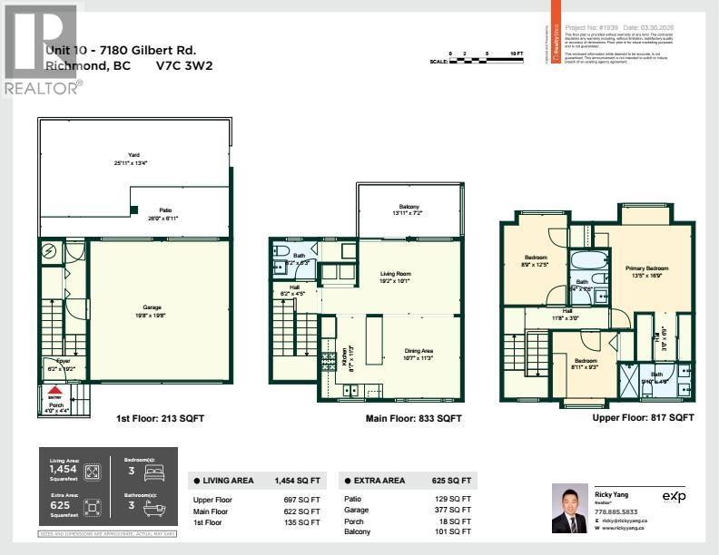 3 Bed, 3 Bath Townhouse for Sale in Richmond – 10 7180 GILBERT ROAD, Richmond – MLS# R3117346 - Image 21