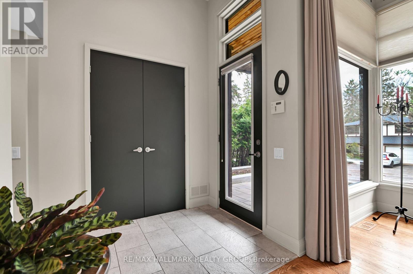 Front Foyer with double clothes closet