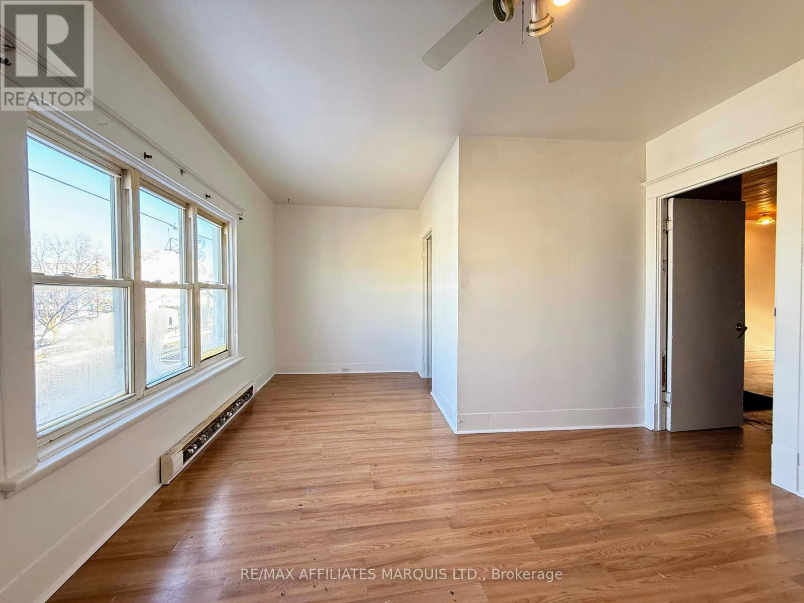 Upstairs apartment bedroom