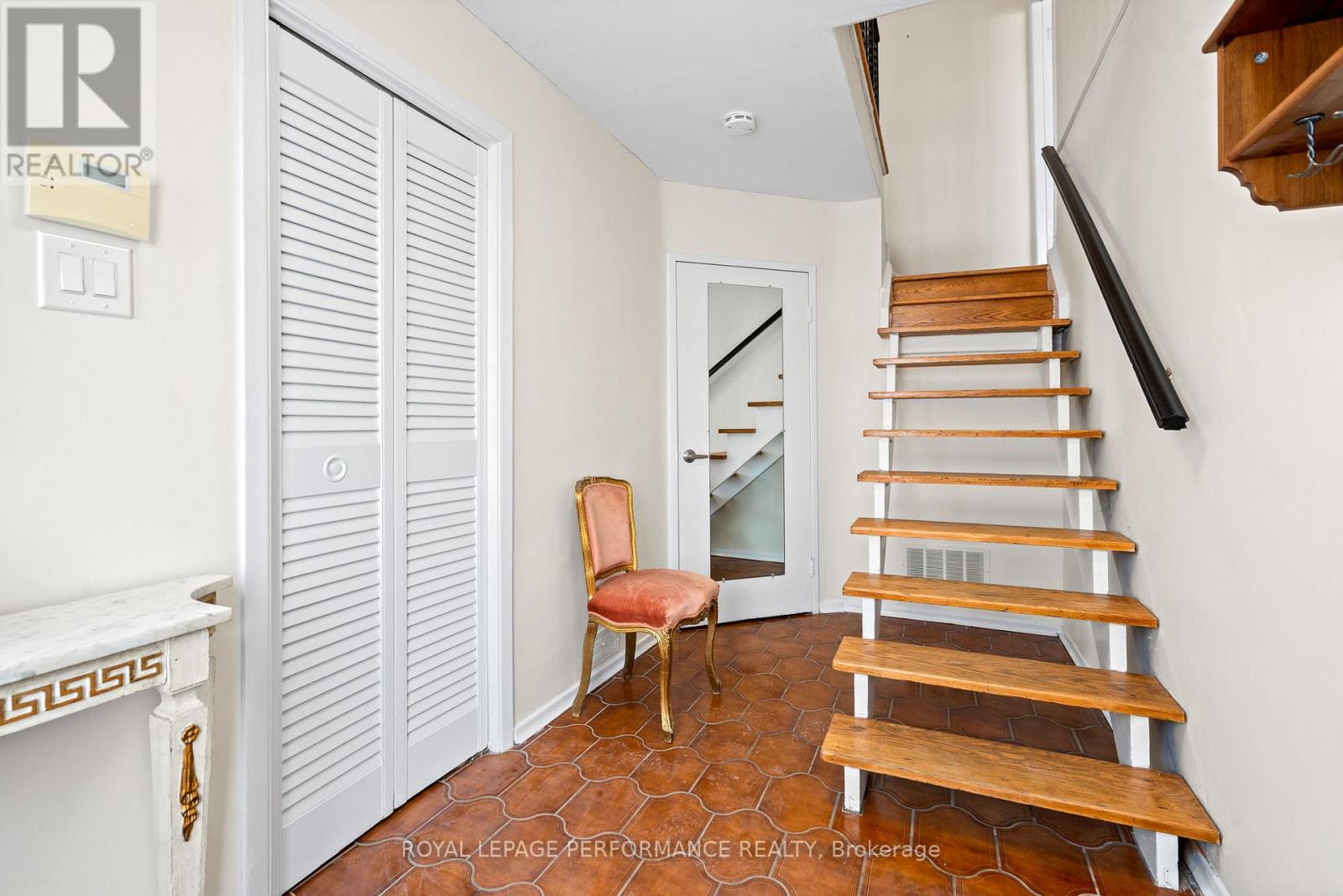 Far door leads to garage inside entry