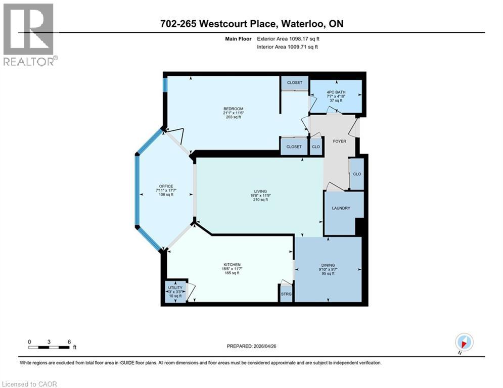 265 WESTCOURT Place Unit# 702, Waterloo, Ontario, N2L6E4 — Photo 43