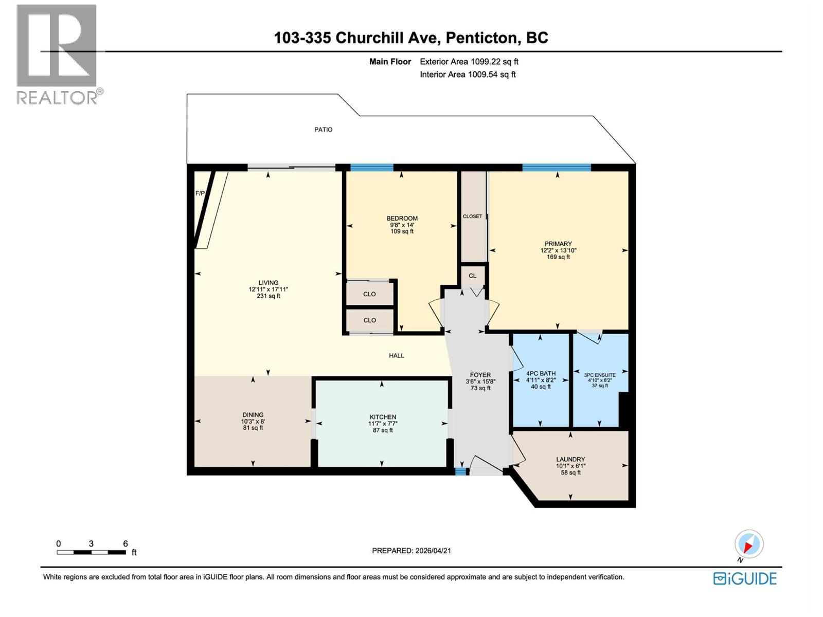 335 CHURCHILL Avenue Unit# 103, Penticton