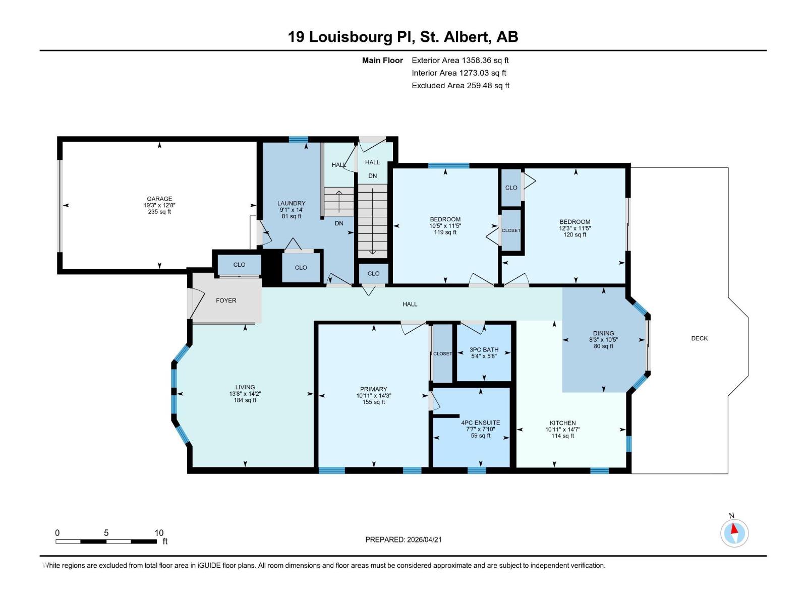 19 LOUISBOURG PL, St. Albert