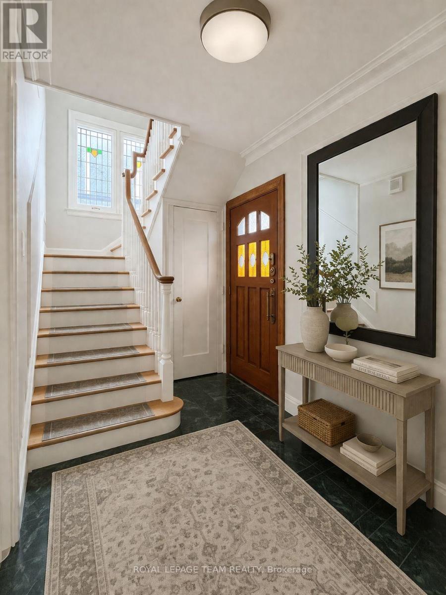 Foyer, virtually staged