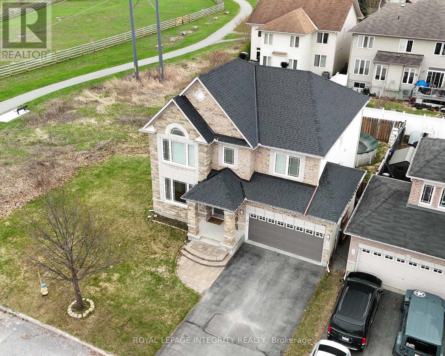 Aerial view of property