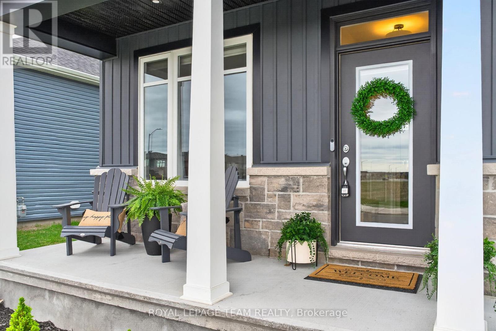 Cement porch