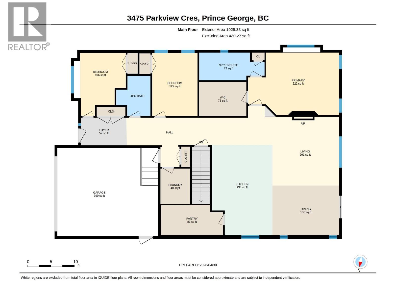 3475 PARKVIEW CRESCENT, Prince George